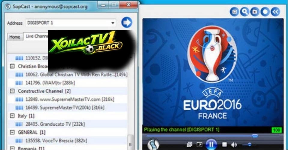 Lưu ý khi lựa chọn link sopcast